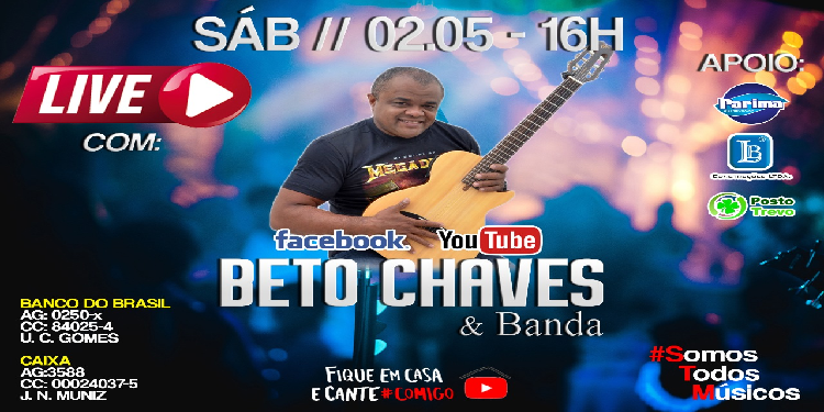 Live do cantor Beto Chaves